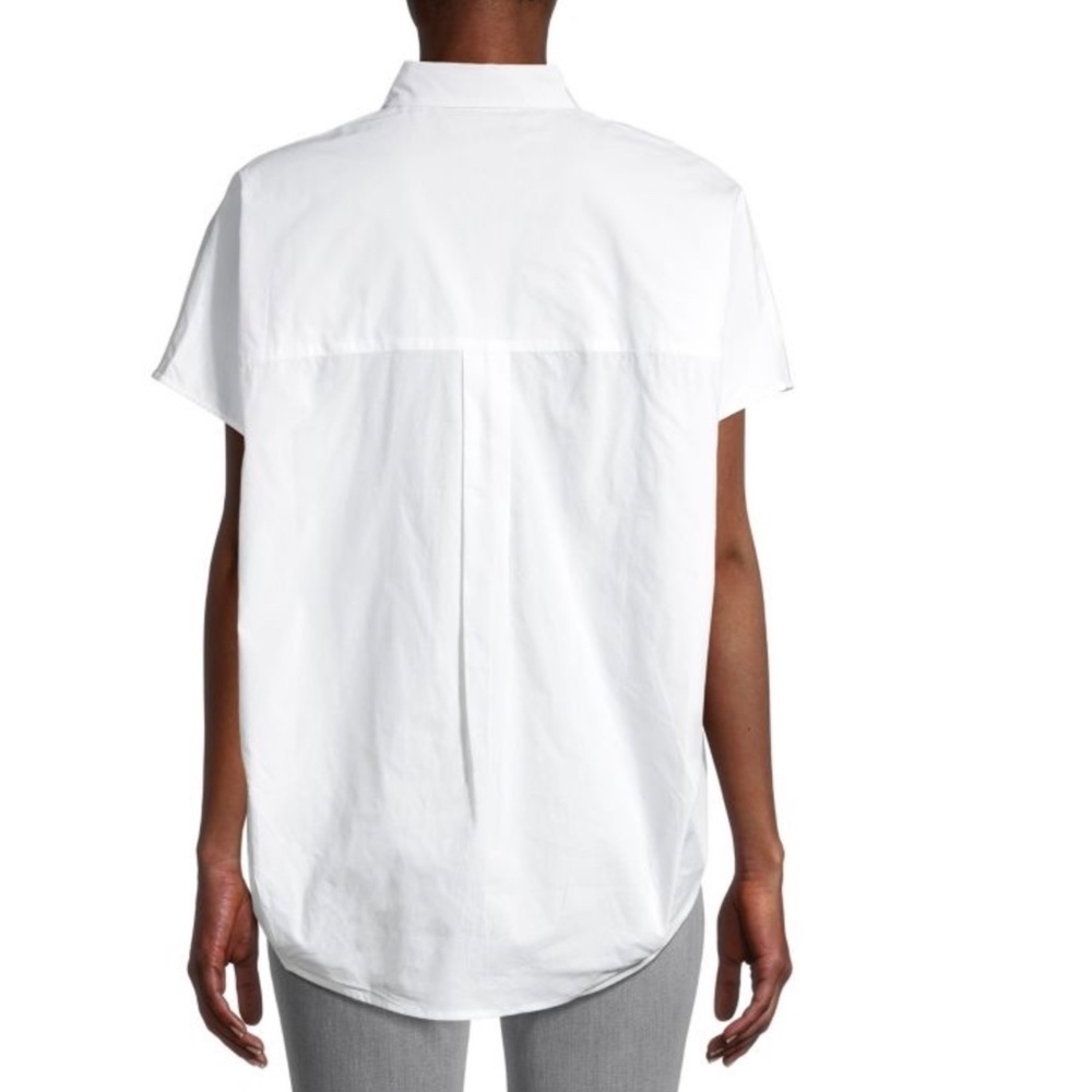 French Connection Boxy Short Sleeve Top (sz S) - Picture 3 of 6